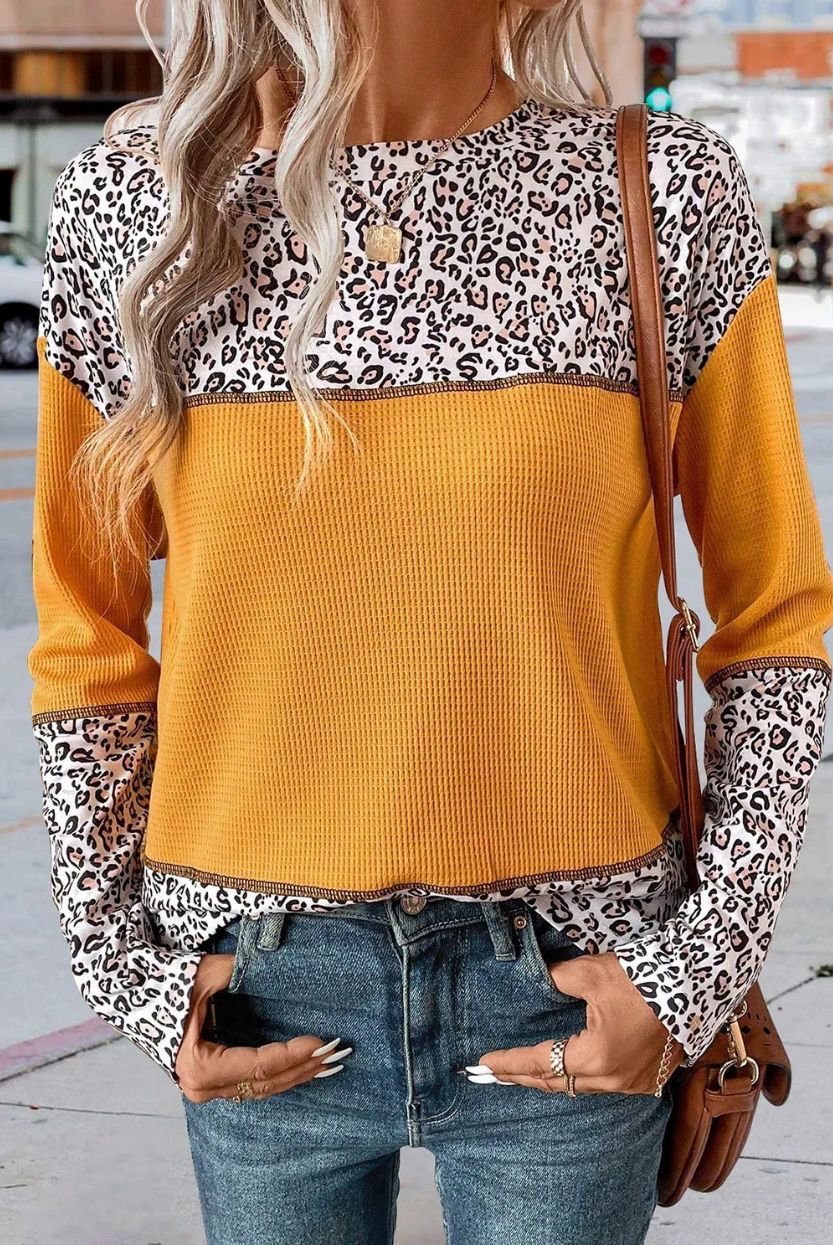 Zara Col Rond Gaufré Léopard