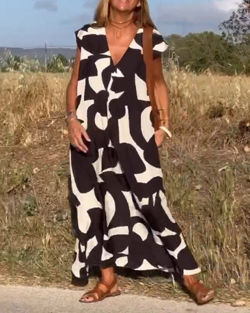 Zoey - Robe longue - Élégance décontractée