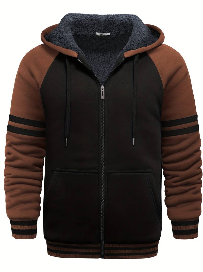 Jason – flauschige jacke mit kapuze
