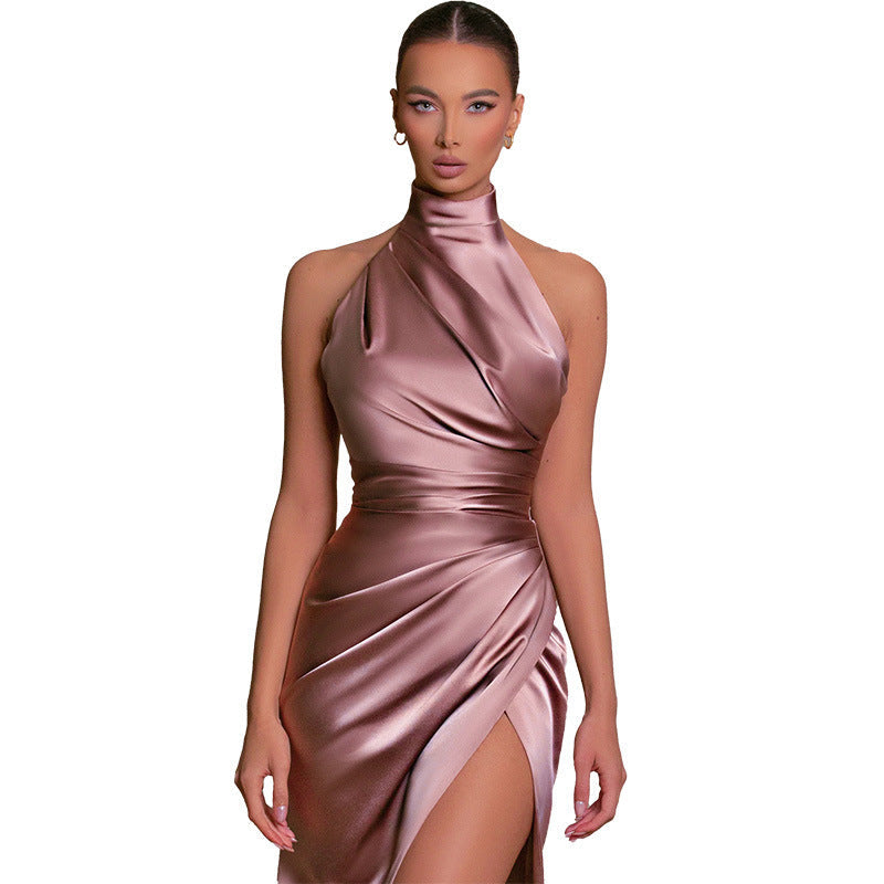 Stuttgart | Robe longue polyvalente sans manches à col d'automne