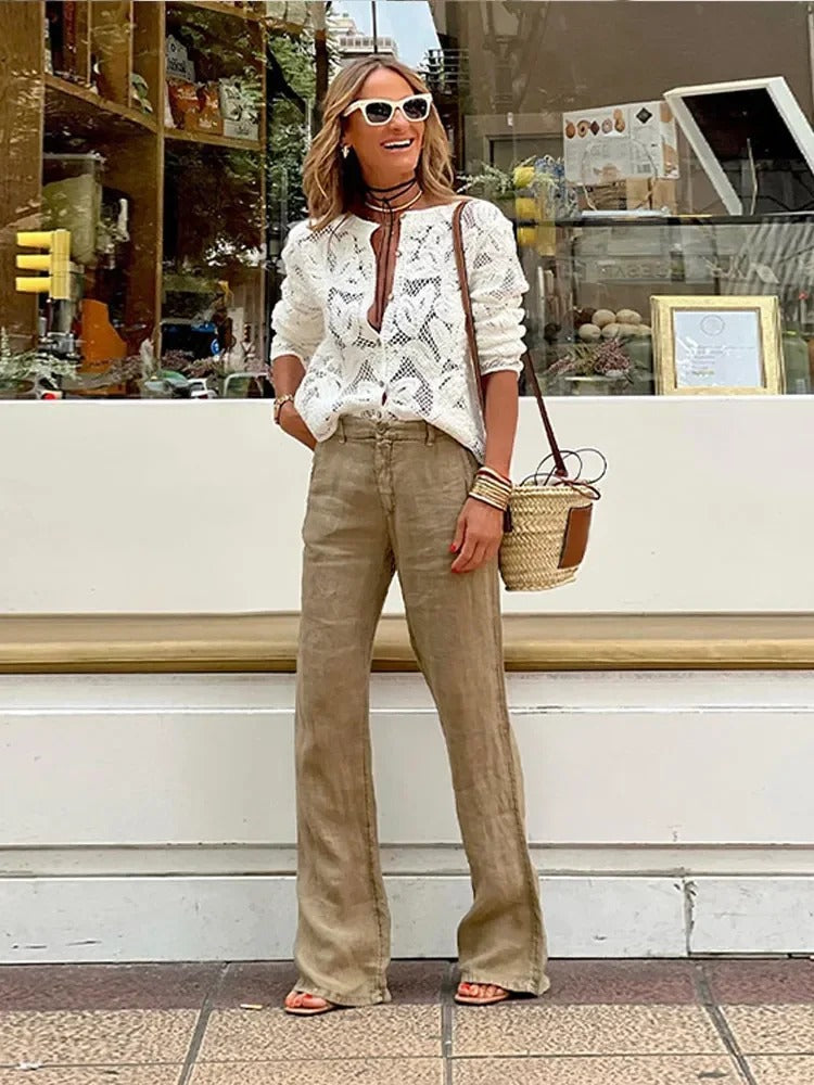 Nele® | Cardigan crocheté à la main