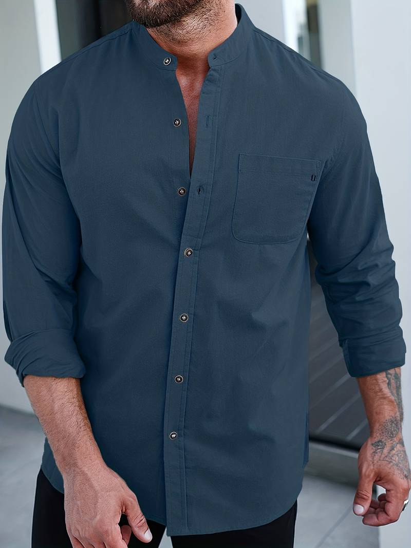 Anthony – chemise boutonnée décontractée pour homme