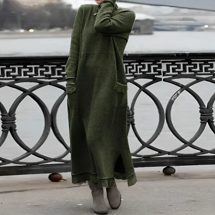 Abbie - Robe longue d'hiver décontractée