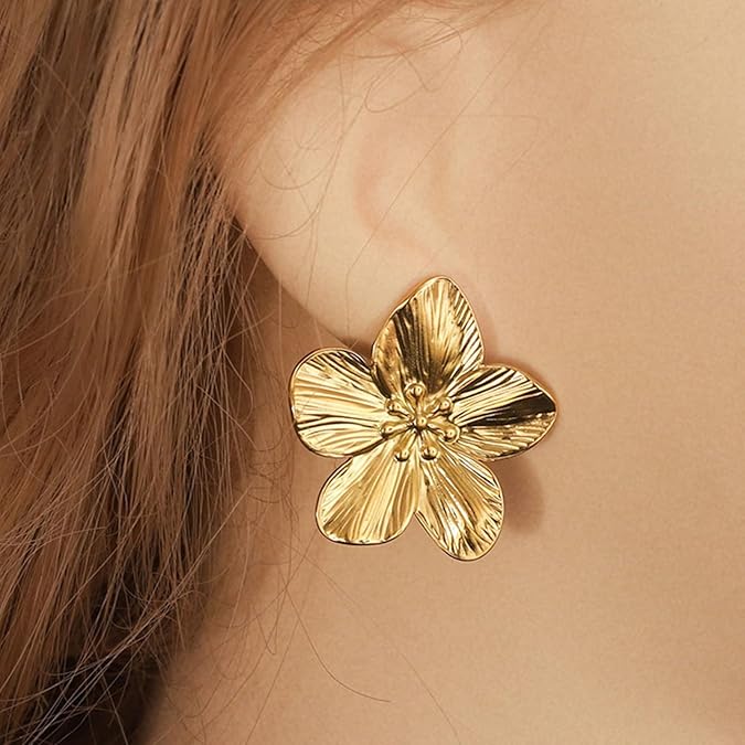 Micara - Posies de pétales - Boucles d'oreilles