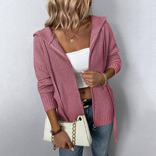 Damen-Pullover-Strickjacke