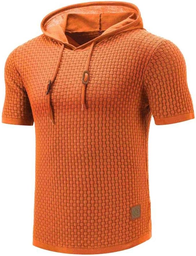 Manor - Sweat à capuche à manches courtes