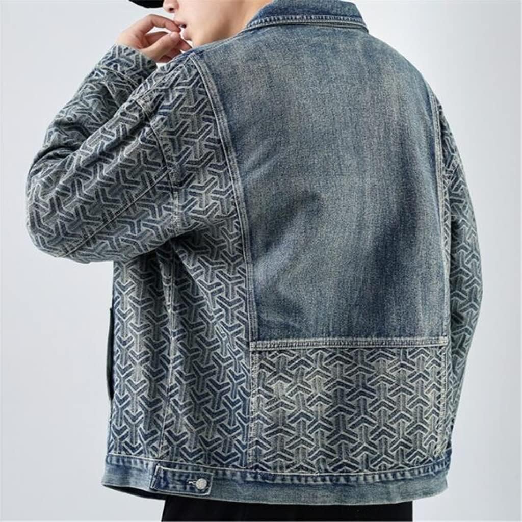 Auriel | Veste en jean avec manches à motifs