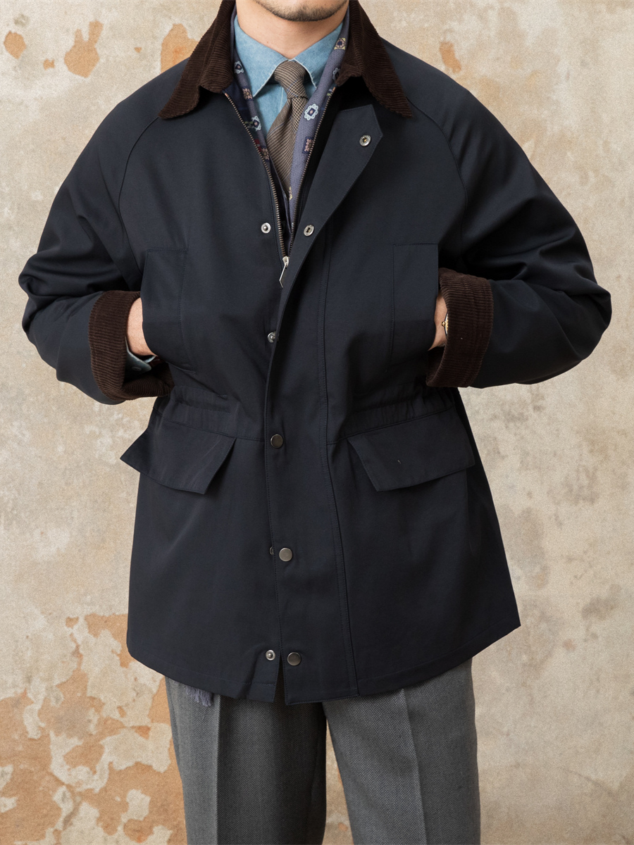 Retro Wasserdichte Trenchcoat