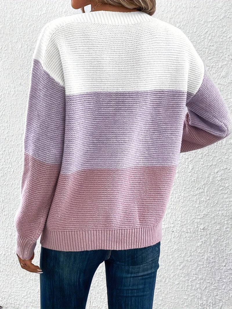 Lyra – pull col rond élégant