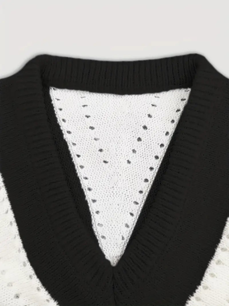 Grace – pull rayé col V