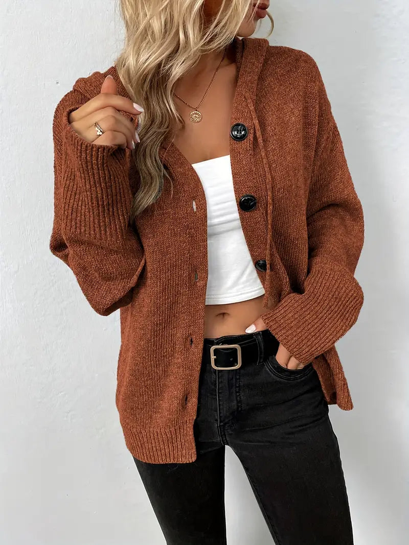 Sarah – cardigan élégant avec patte de boutonnage