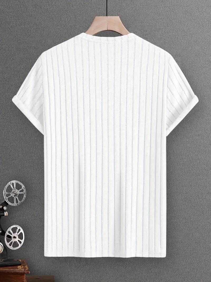Zephyra – t-shirt côtelé décontracté à manches courtes