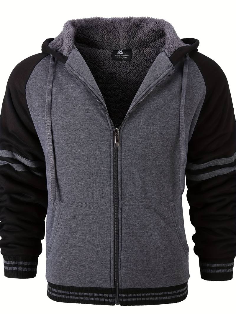 Jason – flauschige jacke mit kapuze