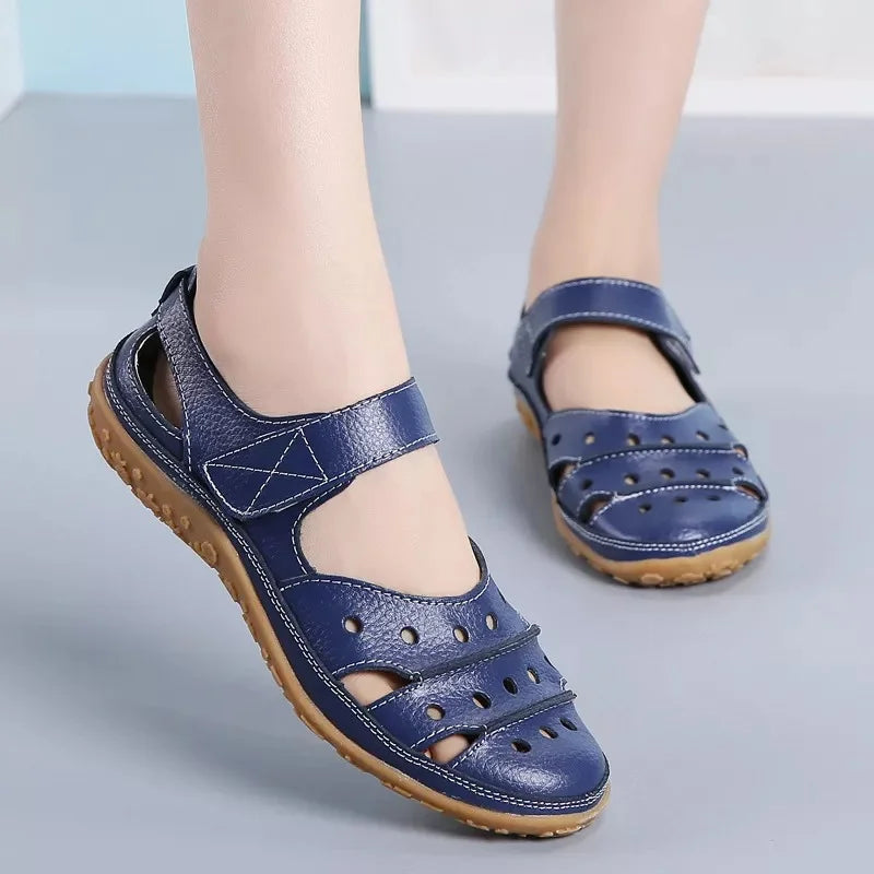 Blair – sandales orthopédiques à ressorts avec fermeture velcro confortable