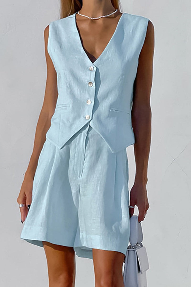 Paros Cover Up Zweiteiliges Shorts-Set