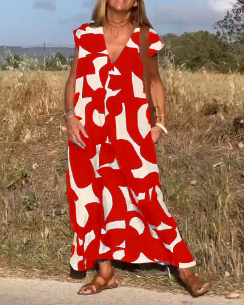 Zoey - Robe longue - Élégance décontractée