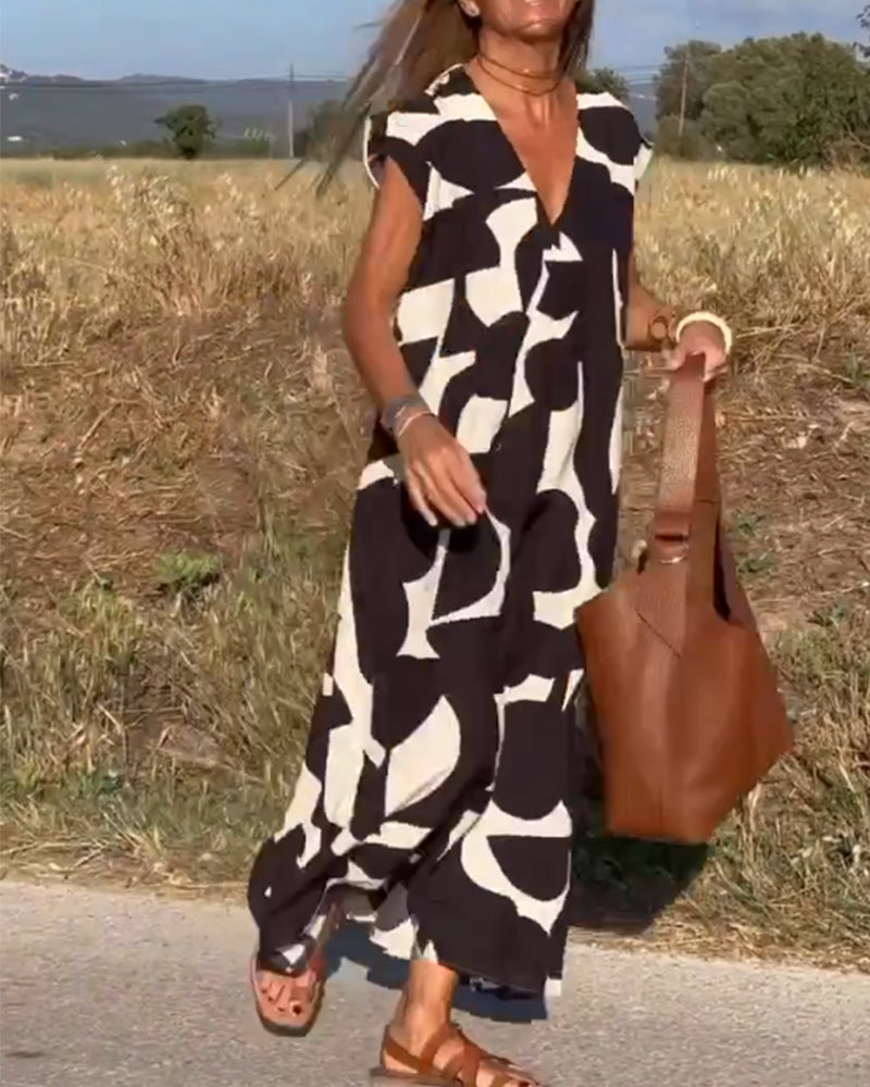 Zoey - Robe longue - Élégance décontractée