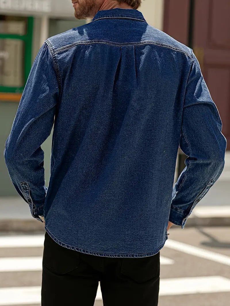 Alexander – chemise en jean à manches longues pour homme