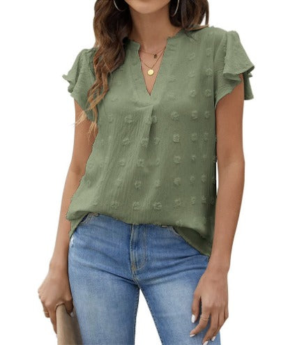 Bellachicha – Bluse mit Patchwork und Rüschen