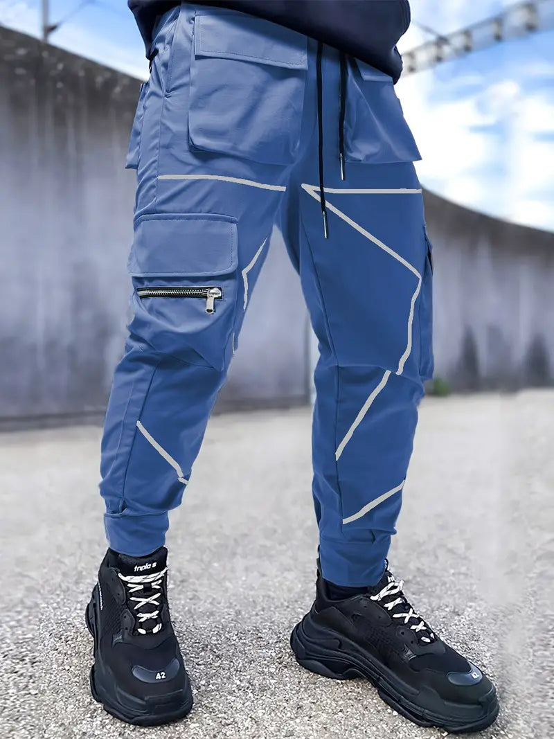 Kian – Pantalon multi-poches au design unique pour homme