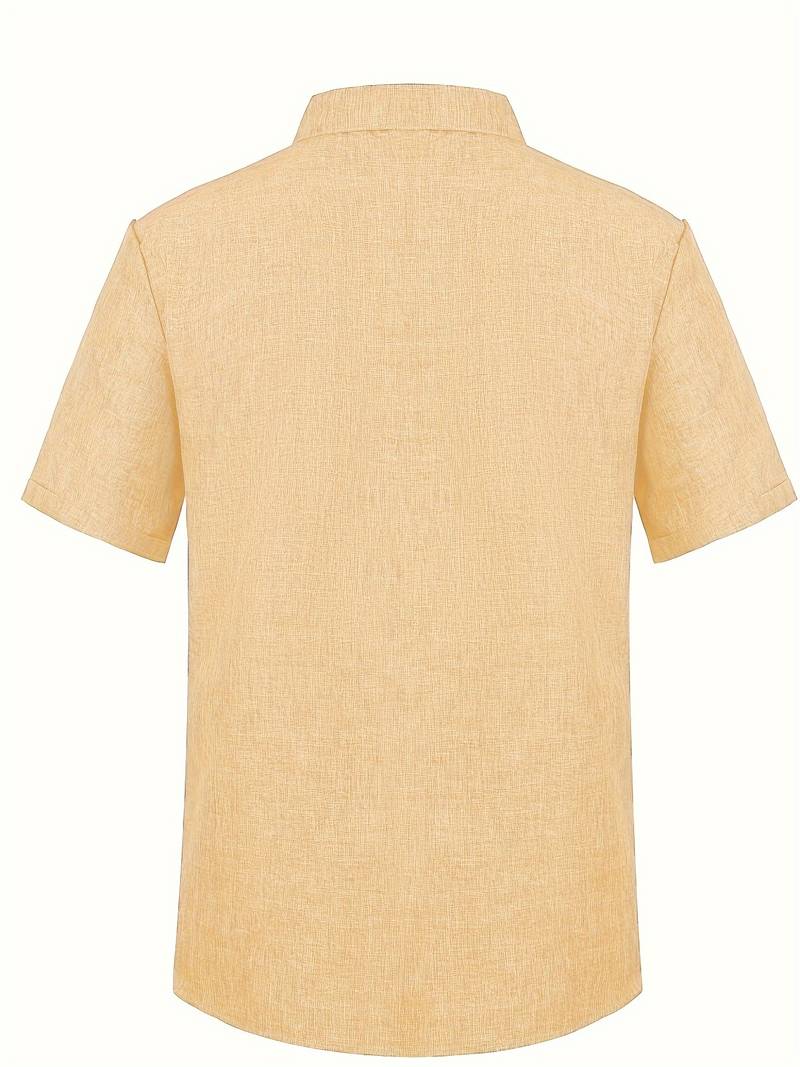 Alexander – chemise élégante à manches courtes boutonnée pour homme