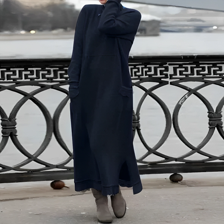 Abbie - Robe longue d'hiver décontractée