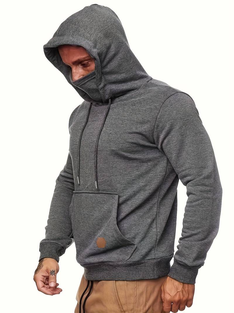 Brandon – Sweat à capuche tendance avec masque pour homme