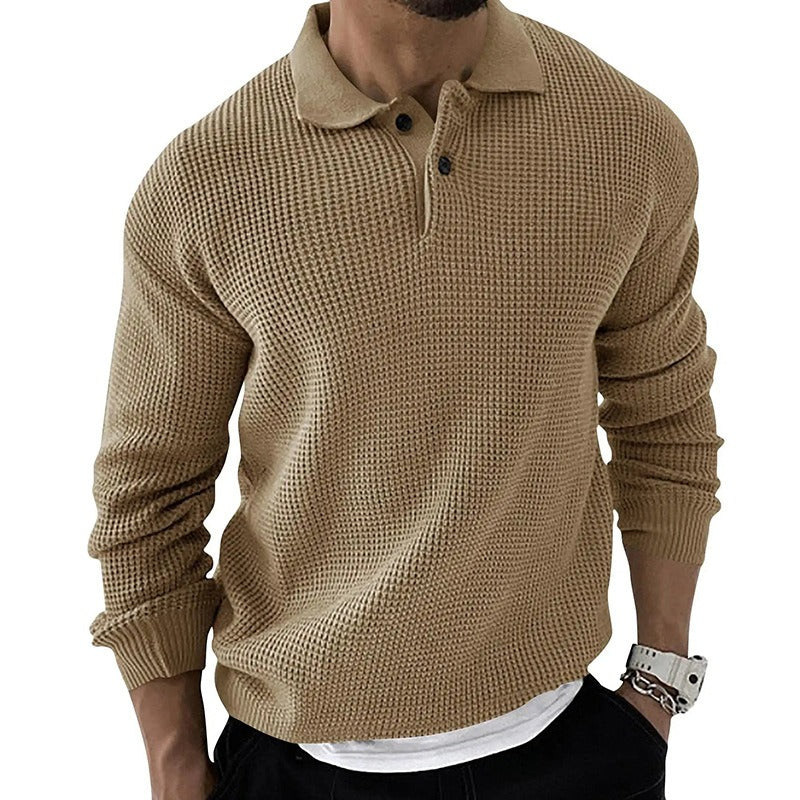 Jord - Pull polo élégant avec détails boutonnés