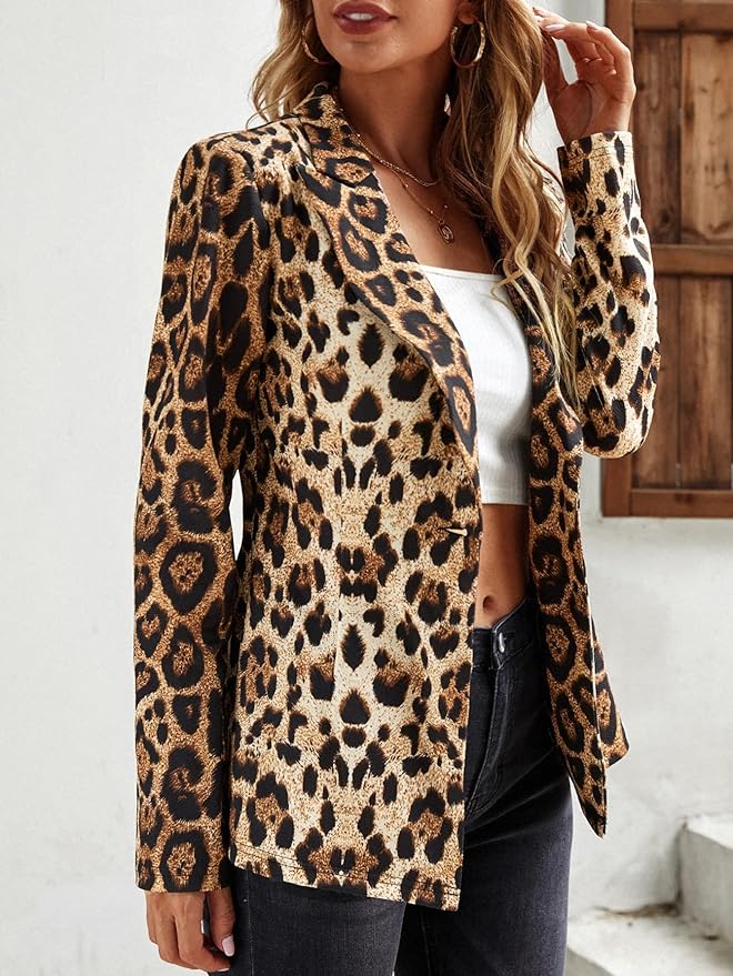Leoparden Blazer