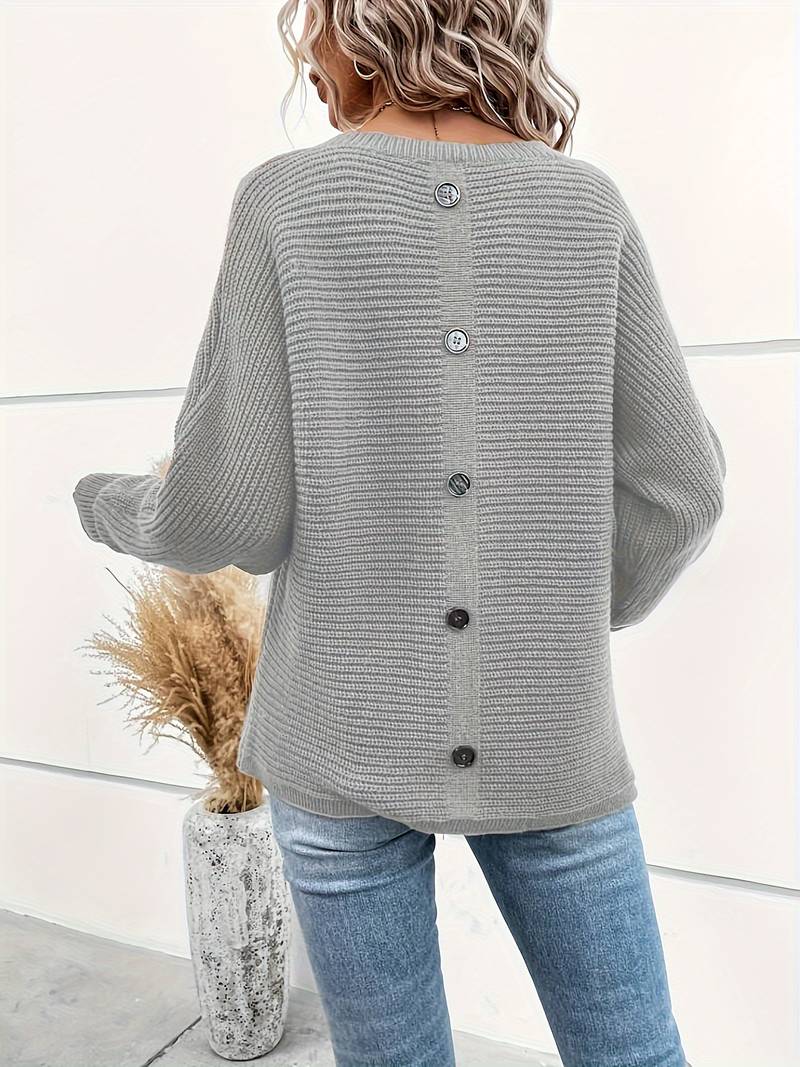 Delphine – pull col rond élégant pour le printemps