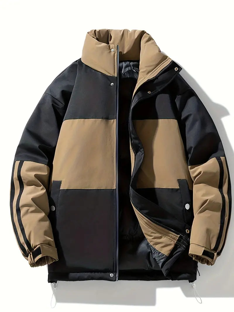 Xavier – veste matelassée décontractée au look color block