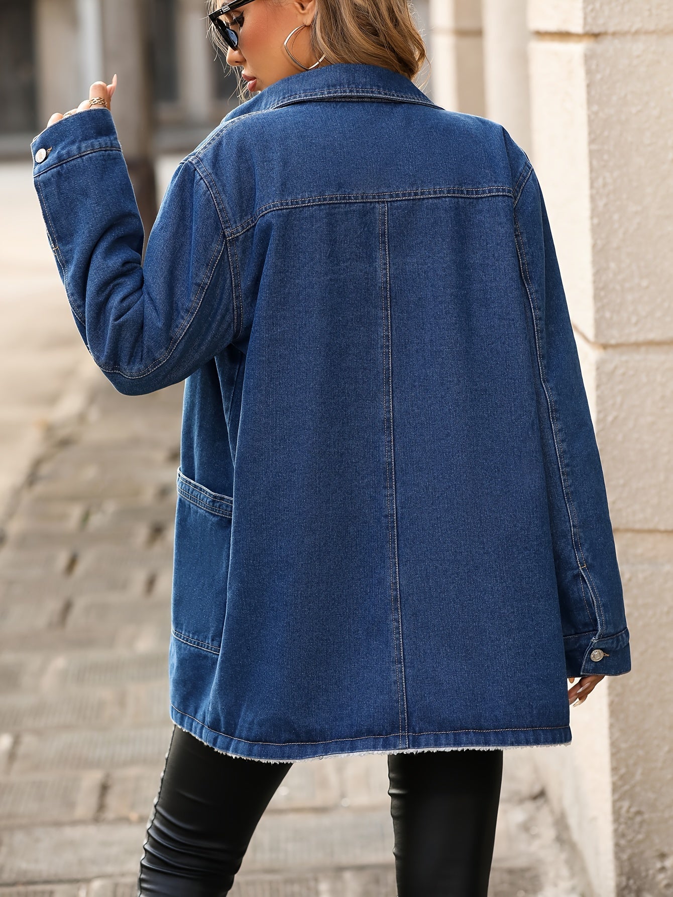 Wixor | Manteau en jean pour femme avec doublure polaire