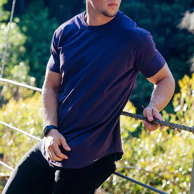Aaron™ - T-shirt moulant à coupe athlétique