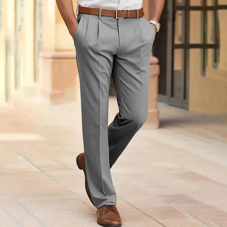 Glenn – Pantalon de costume décontracté pour homme avec poches