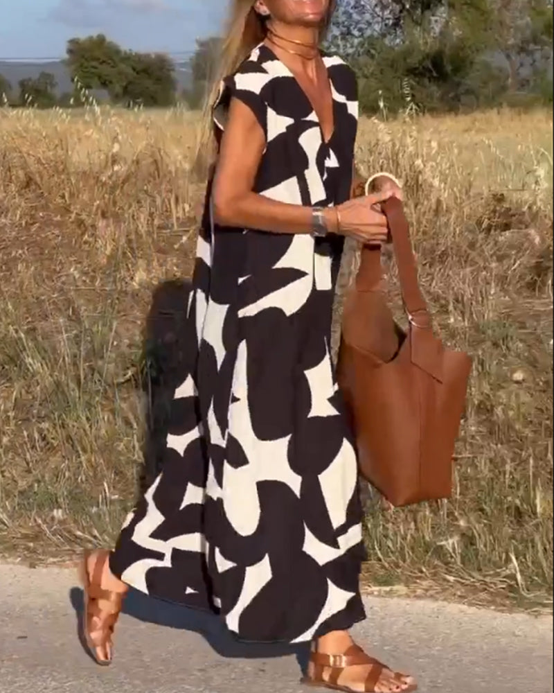 Zoey - Robe longue - Élégance décontractée