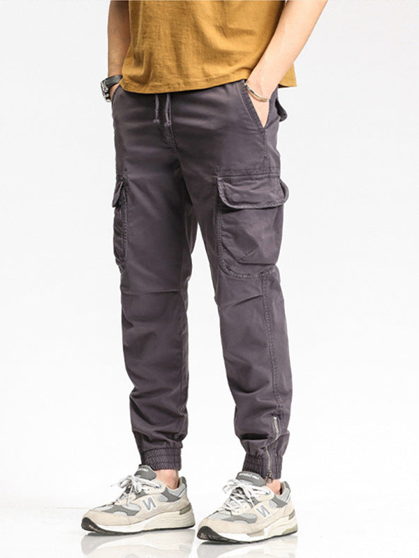 Milo - pantalon cargo noir pour homme