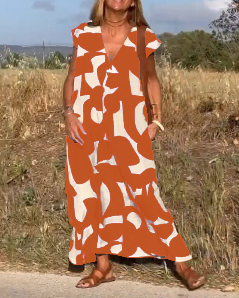 Zoey - Robe longue - Élégance décontractée