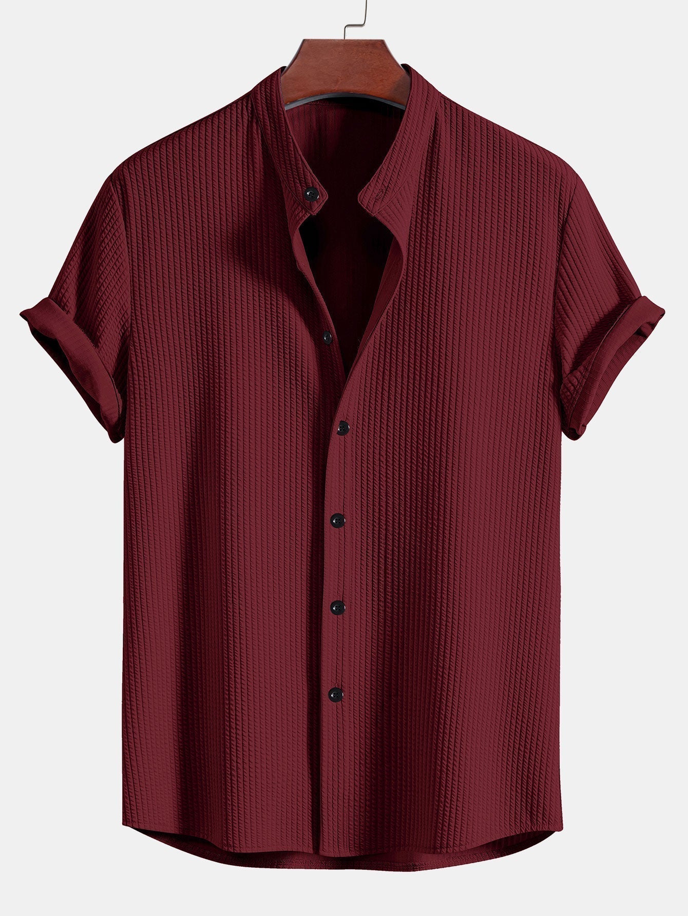 Cyrus | Chemise homme à col montant