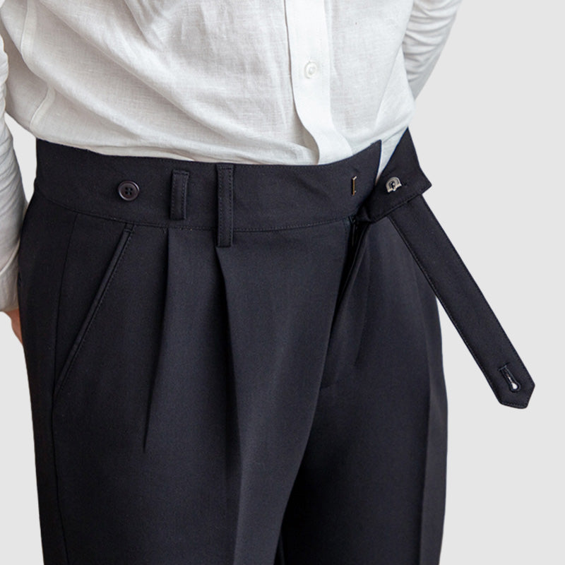 Oscar - pantalon de costume droit taille haute