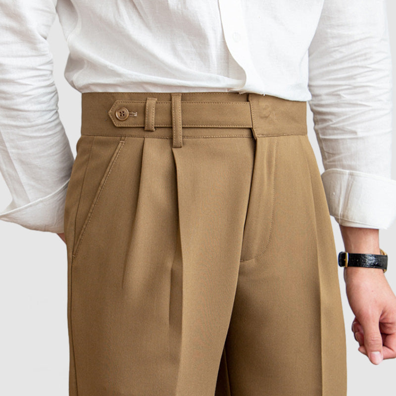 Oscar - pantalon de costume droit taille haute