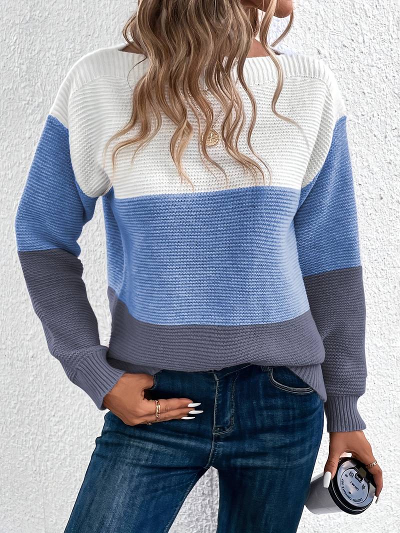 Lyra – pull col rond élégant