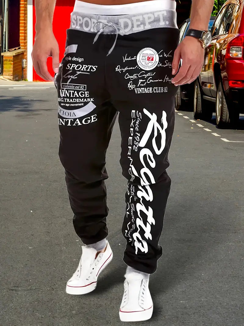 Kian – Pantalon de survêtement à cordon de serrage et blocs de couleurs pour homme