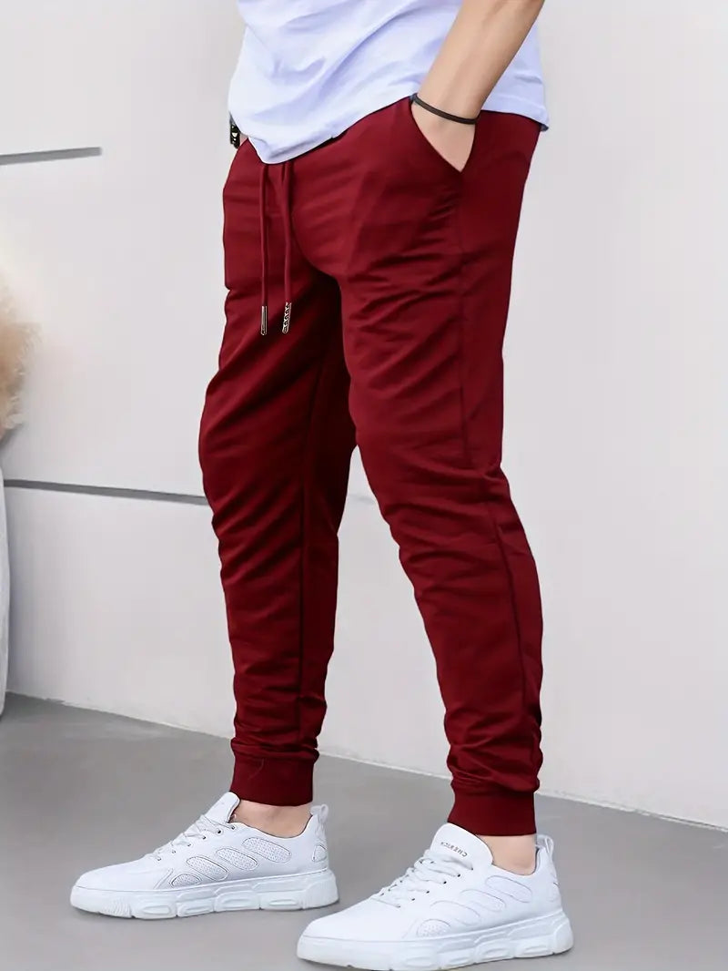 Cassian – pantalon de jogging fin avec cordon de serrage et poches pour le printemps/été
