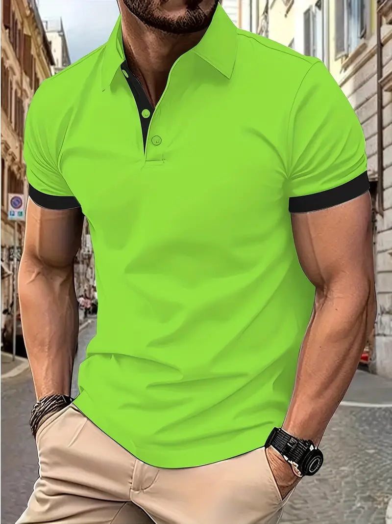 William – chemise colorblock décontractée pour homme