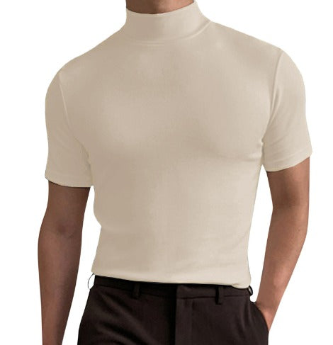 Antonio - t-shirt col roulé | Élégant pour l'homme moderne