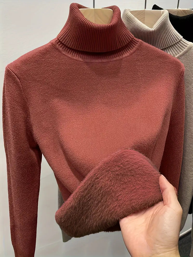 Emma – pull à col roulé