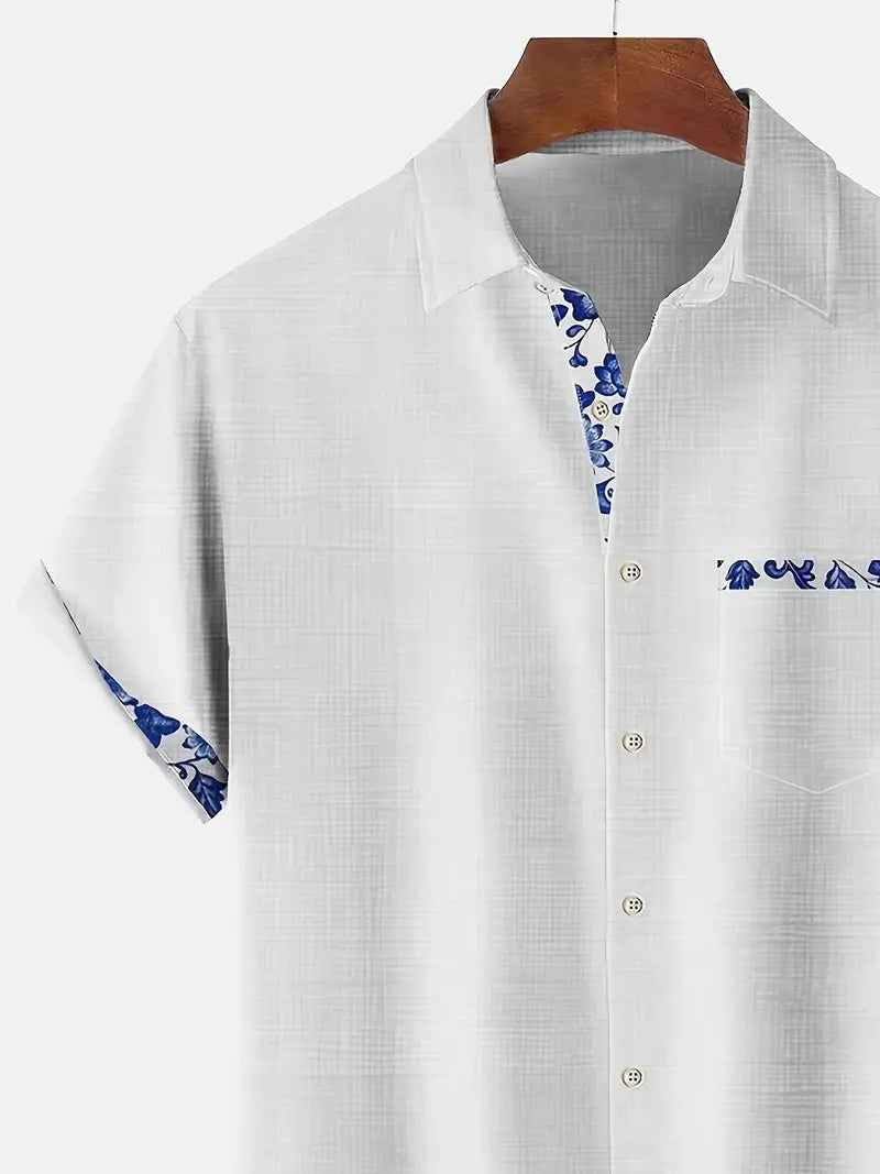 Alexander – chemise à manches courtes à motif floral pour homme