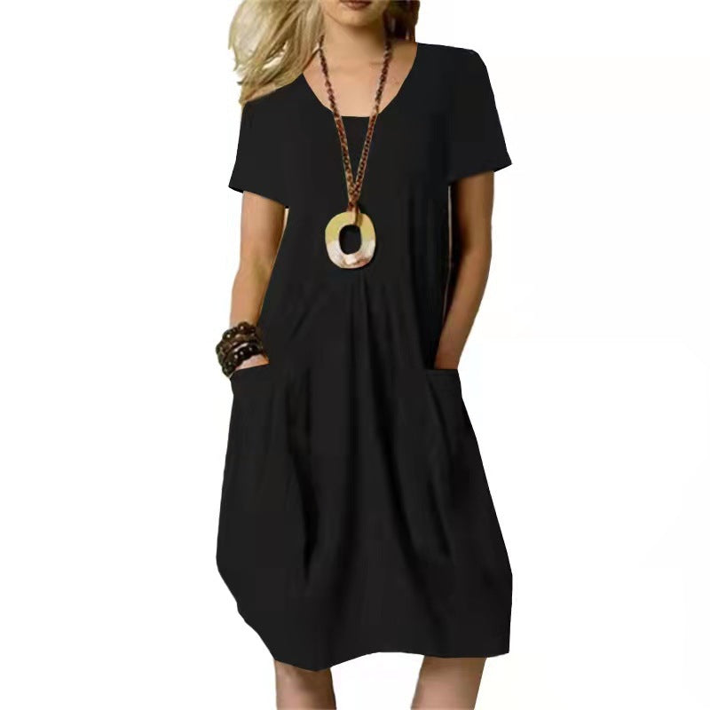 Shania - Knielanges Damenkleid