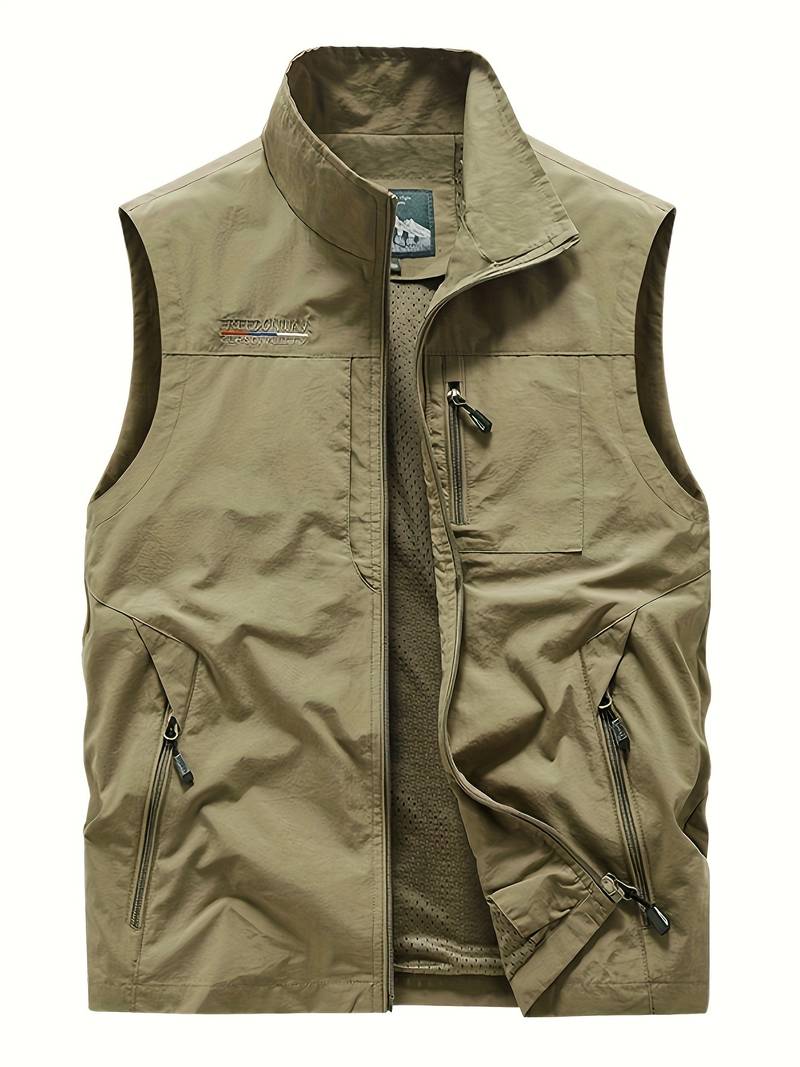 Aristide - gilet cargo homme avec poches zippées
