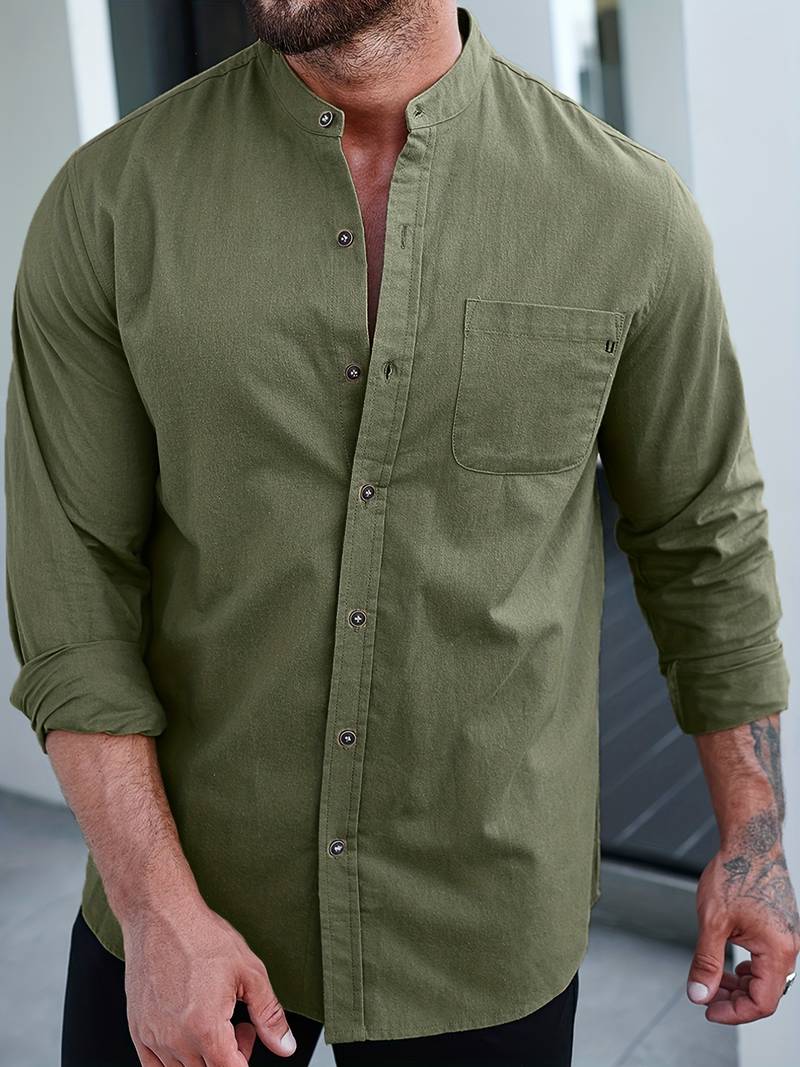 Anthony – chemise boutonnée décontractée pour homme